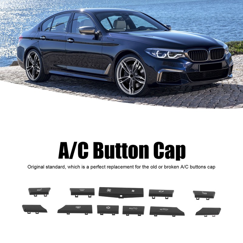 11pcs A/C Heater Button Cap Covers 61319313922 Replacement for 5