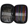 22-Piece Crochet Hook Set – Yarn Knitting Needles and Sewing