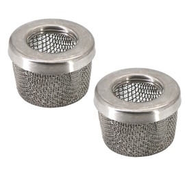 Tektall 2X Pump Inlet Strainer 181072 for airless paint sprayer 795 1095 1595 Ultra 1500 1000 750 333 433 gmax 3900 5900 suction hose with 1" NPT thread Stainless steel