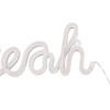 LED Neon Sign Yeah Shape Wall Decor Neon Night Light
