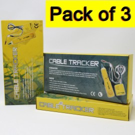 5minTECH [Pack of 3]Network RJ11 Line Finder Cable Tracker Tester Sender Wire Trace + Bag