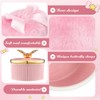 Honeydak 4 Pcs Body Powder Puff and Container 3.15 Inch