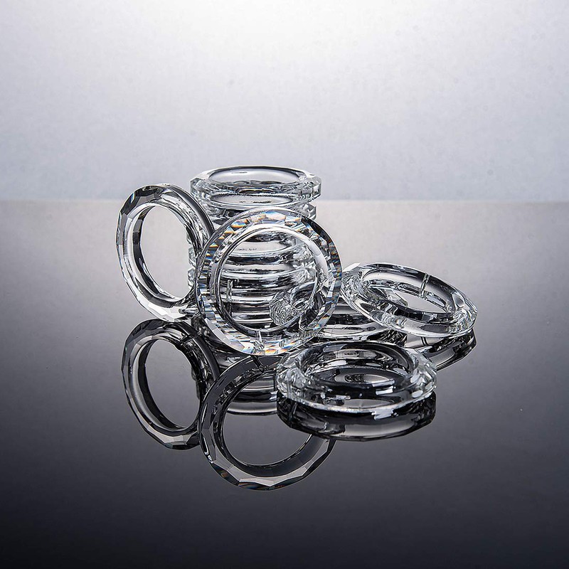 longsheng 20 pcs Crystal Prisms Chandelier Drop Parts with Rings