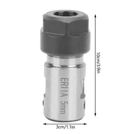 CYTGOUPER 7PCS ER11 1-7mm Spring Collets Set, ER Motor,CNC Milling Tool Extensions Lathe Tool Workholding for CNC Engraving Machine