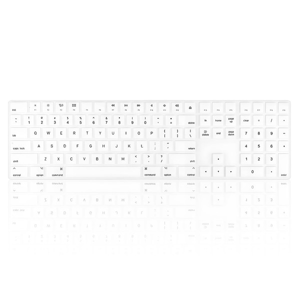 Ultra Thin Silicone A1843 Keyboard Cover Skin for iMac Full