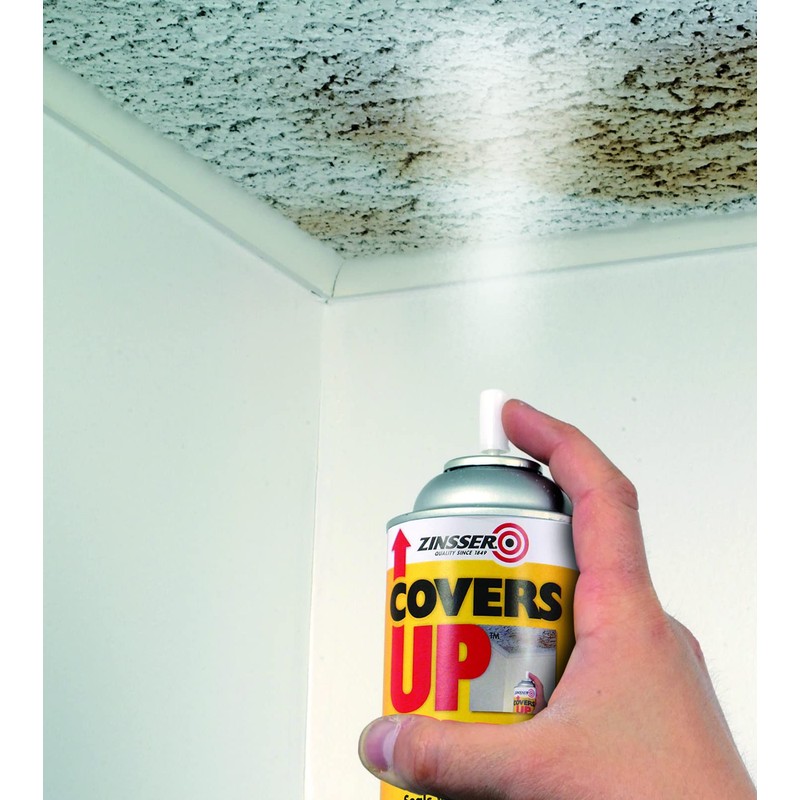 Zinnser 03688 Covers Up Stain Sealing Ceiling Paint, White