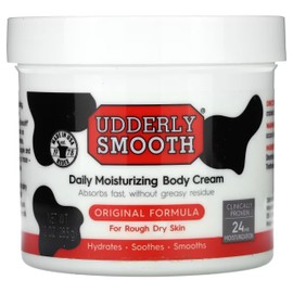 Udderly Smooth Udder Cream, Skin Moisturizer, 10 Ounce Jar
