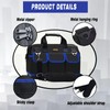 FASTECH 20 Inch Tool Bag, Waterproof Wide Mouth Tool Kit,