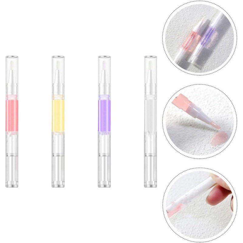 COLLBATH 4 Piezas Aceite para Uñas en Lápiz de 2ml