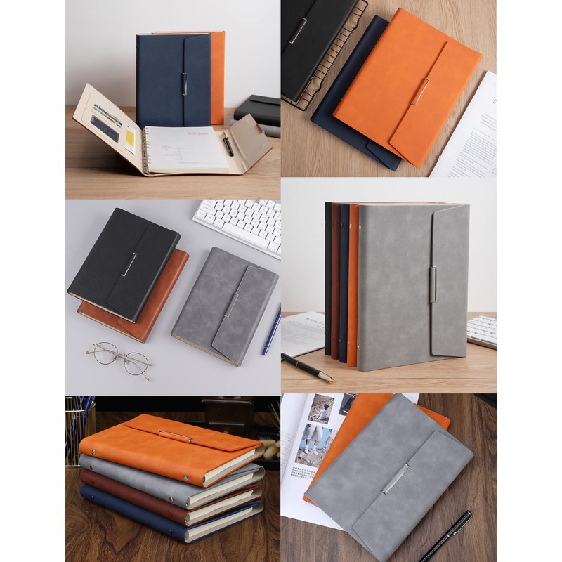 ALLMIRA A5 6 Hole PU Leather Ring Notebook Binder Notebook