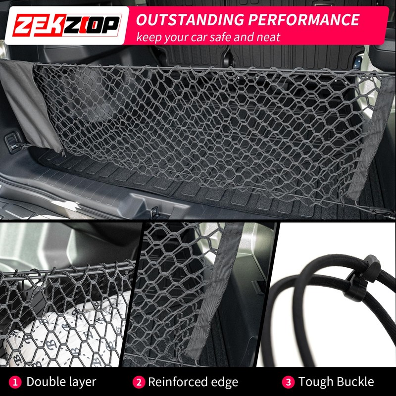 Zekzoop Cargo Net Compatible with 2021-2025 Toyota 4Runner Envelope Style