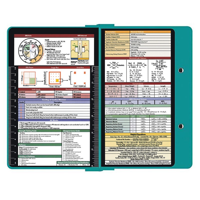 Medical Clipboard Teal (Aluminum Clipboard Medical Edition Teal) Folding Clipboard
