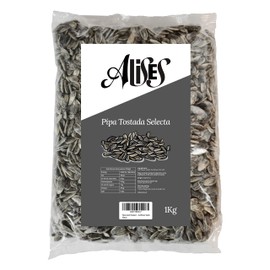 Alises- Pipas Giant Roasted and Salted - Spanish Snack - Sunflower Seeds (1kg)