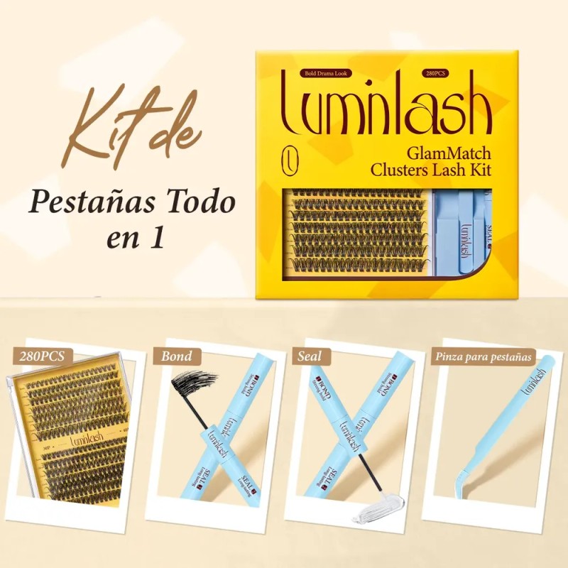 Luminlash Kit De Extensiones De Pestañas 8-16mm