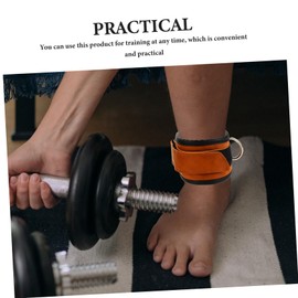 WOONEKY 2pcs Tension Rope Accessories Ankle Cable Straps for Workout Ankle Ankle Straps for Cable Machines Wrist Gym Cable Ankle Strap Ankle Wraps for Cable Machine Gym Straps