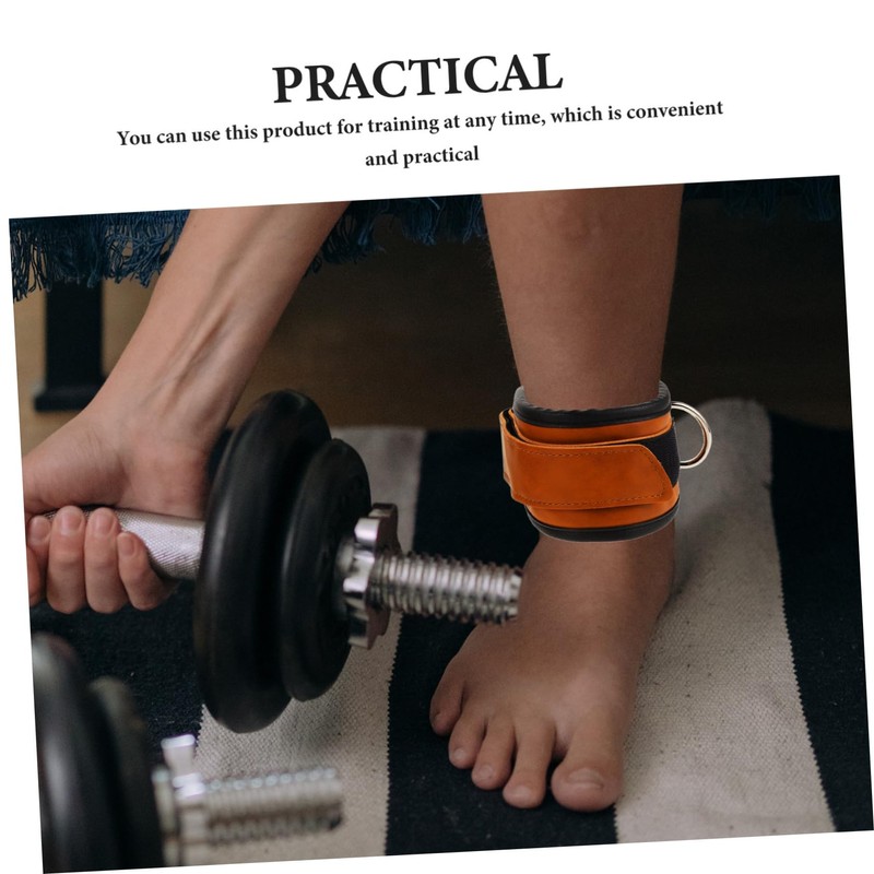 WOONEKY 2pcs Tension Rope Accessories Ankle Cable Straps for Workout