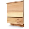Outer Trails Bat House Outdoor Bat Habitat, Natural Cedar Wood,