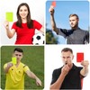 Qianyu 10pcs Professional Referee Cards Soccer Referee Warning Penalty Cards