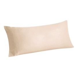 BEDELITE Body Pillow Case Cover, Rayon Made from Bamboo, Cooling Body Pillow Cover for Hot Sleepers and Night Sweats, Breathable & Silky Soft Full Long Pillow Case (Taupe, 20x54 Inches)