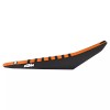 Enjoy Mfg 2023-2025 KTM SX-SXF 125-450 SEAT COVER BLACK SIDE/ORANGE