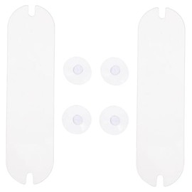 ULTECHNOVO Soporte Transparente Para Pase De Peaje Y Tarjetas De Estacionamiento Con Ventosas Fuertes 2 Piezas Acrílico Para Parabrisas De Auto Instalación Fácil Y Compatible Universal