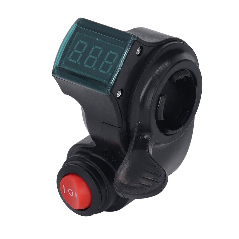 Electric Bike Thumb Throttle 3 Speed Digital Voltage Display Bicycle