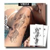 UBICA Large Semi Permanent Tattoo 2 Sheets | Lasts 2