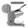 Electric Shaved Ice Machine 11 Inch Height 380W Three Blade