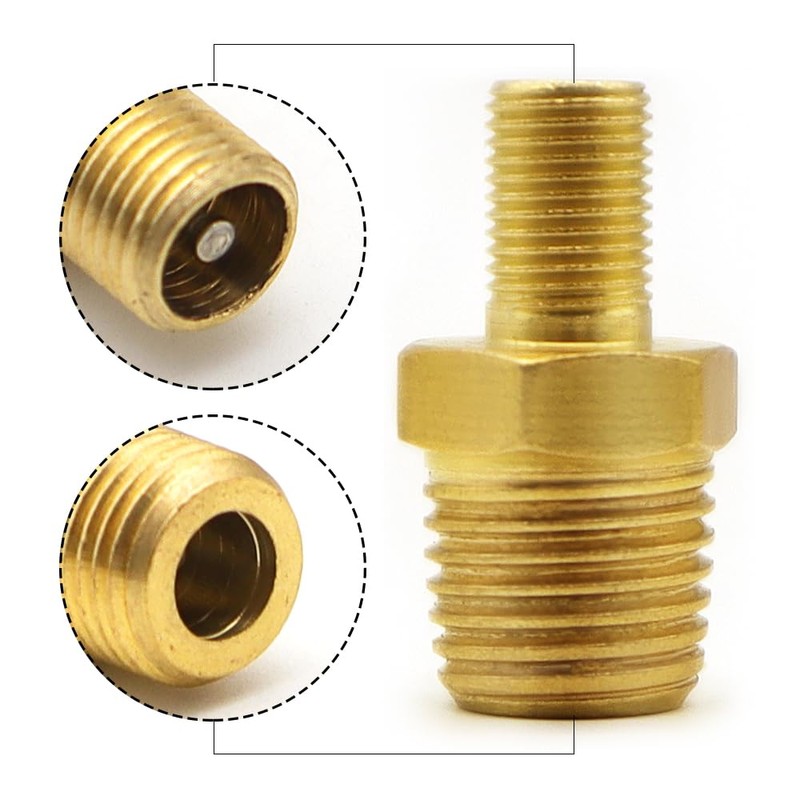 Aoyswuz 2 Pcs Brass Tank Fill Valve 1/4 Inch NPT