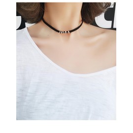 Black Choker Necklaces Black Velvet Choker Gothic Goth Necklace Adjustable Pearl Heart Choker Gothic Accessories