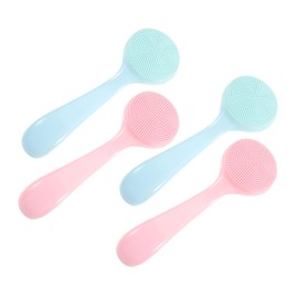 Minkissy Handheld Cleansing Skin Brush Facial Cleansing Brush Tool for Blackhead Removal