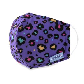 Dr. Talbot's Kid’s Washable Cloth Cup Face Mask for Personal Health by Nuby, Cheetah, 6-12 Years Old