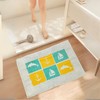 Quick Drying Bath Mat, Non-Slip Bath Mat, Banho, Stone Bath