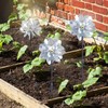 BATTIFE Reflective Pinwheels for Yard and Garden, Pre-Installed Sparkly Blind