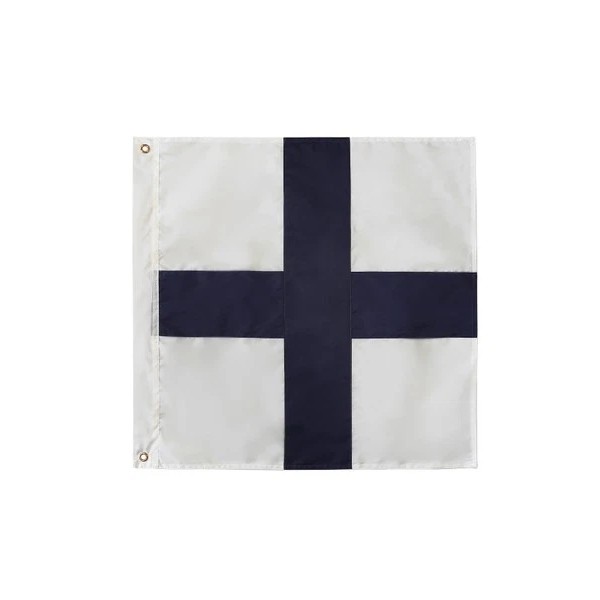 Unbranded Authentic Letter X Nautical Alphabet Navy Code Signal Flag