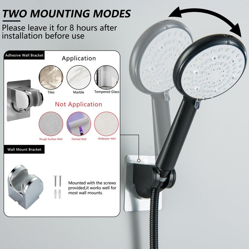 DOUBLUOEG RV Shower Faucet, Metal Camper Shower Faucet with Hose