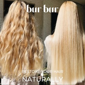 BUR BUR Growing Season Hair Growth And Repair Oil - 3 Pack | With Burdock, Nettle Oil and Vitamin C for Visibly Fuller, Stronger and Shinier Hair.