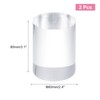 sourcing map 2pcs Acrylic Cylinder Display Blocks, 60 x 80