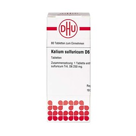 DHU Potassium Sulfuricum D6 Tablets Pack of 80