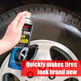 Stoner Car Care 91044-3PK More Shine Original Tire Dressing Spray for Tire and Wheel Care and Long Lasting Tire Shine Rain Resistant Make Faded Tires Look New, 12 Fl Oz, Pack of 3