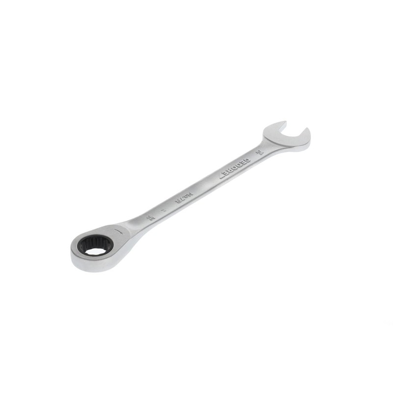 GEDORE Combination Spanner with Ring Ratchet, SW 24 mm, Flat,