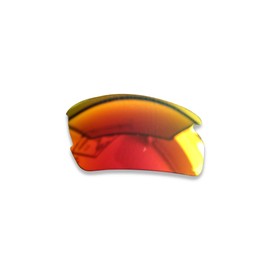 POLARLENS Polarised Replacement Lenses for Oakley Flak Jacket 2.0 - Compatible with Oakley Flak Jacket 2.0 Sunglasses (Fire Red)
