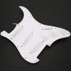 Electric Guitar Load Pickguard White Pre Wired Single Layer PVC