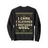 I Refused Wool Funny Xmas Ugly Sweater Holiday Sweatshirt