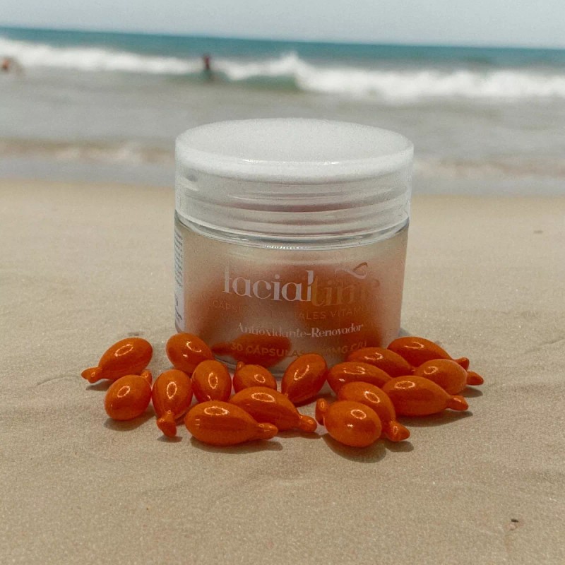 Facial Time Kit 2 Cápsulas Faciales De Vitamina C (uso