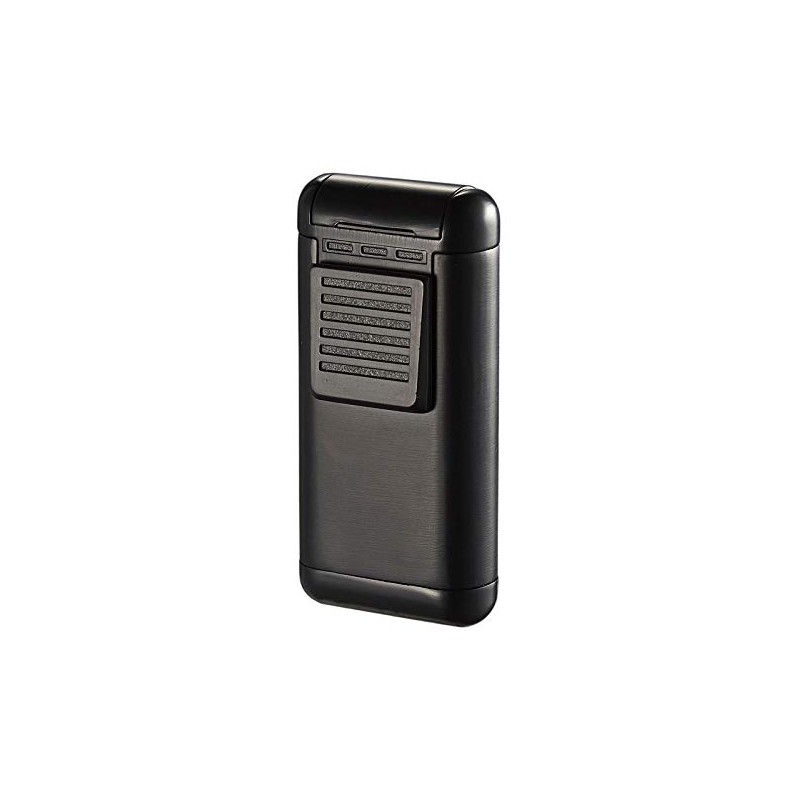 Visol Antero Black Butane Torch Triple Flame Refillable Gas Lighter