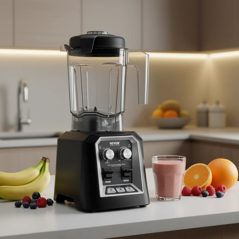 1400W 68 Oz Blender 6 Blades Commercial Kitchen Smoothie MakerDefault:
