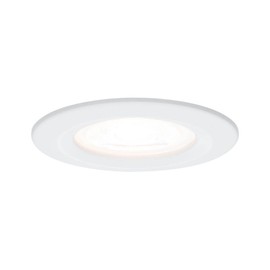 Paulmann Nova LED Recessed Light Round 6.5 W GU10 White IP44 Splash-Proof Set of 1 Rigid 3-Level Dimmable