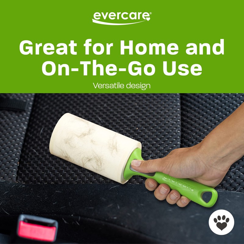 Evercare All Purpose Pet Hair Lint Roller with 2 Refills,