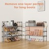 LANTEFUL 3 Tier Shoe Rack for Closet, Shoe Organizer with